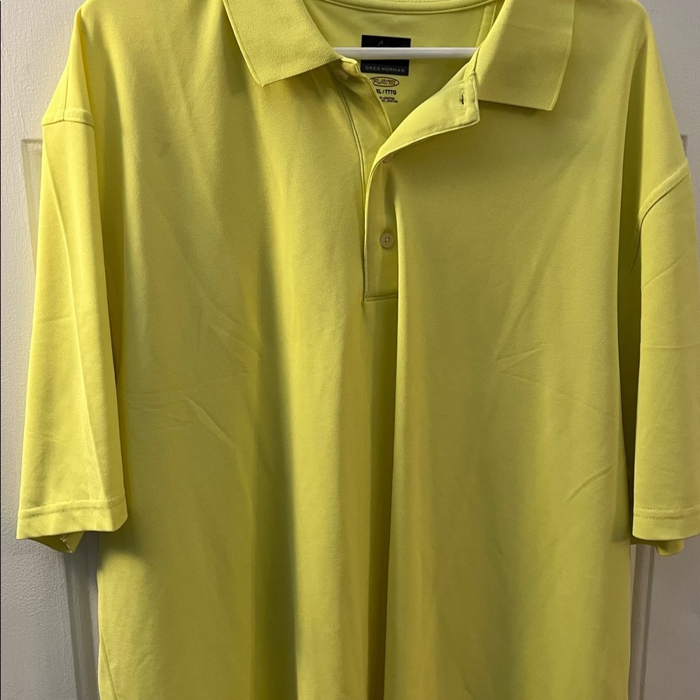 Mens Greg Norman shark polo